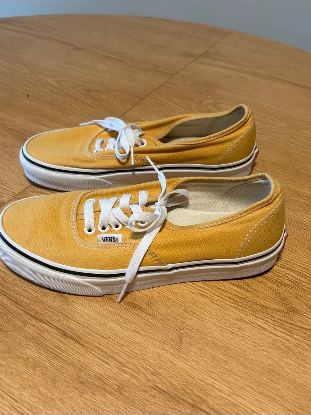 Vans Women’s Low-Top Canvas Sneakers in Yellow